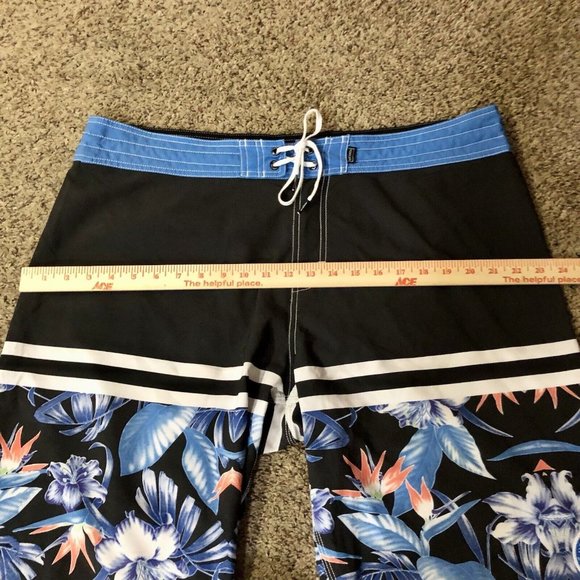 Honolua Surf Co Board Shorts Mens 38 Used Tropical - Picture 7 of 16